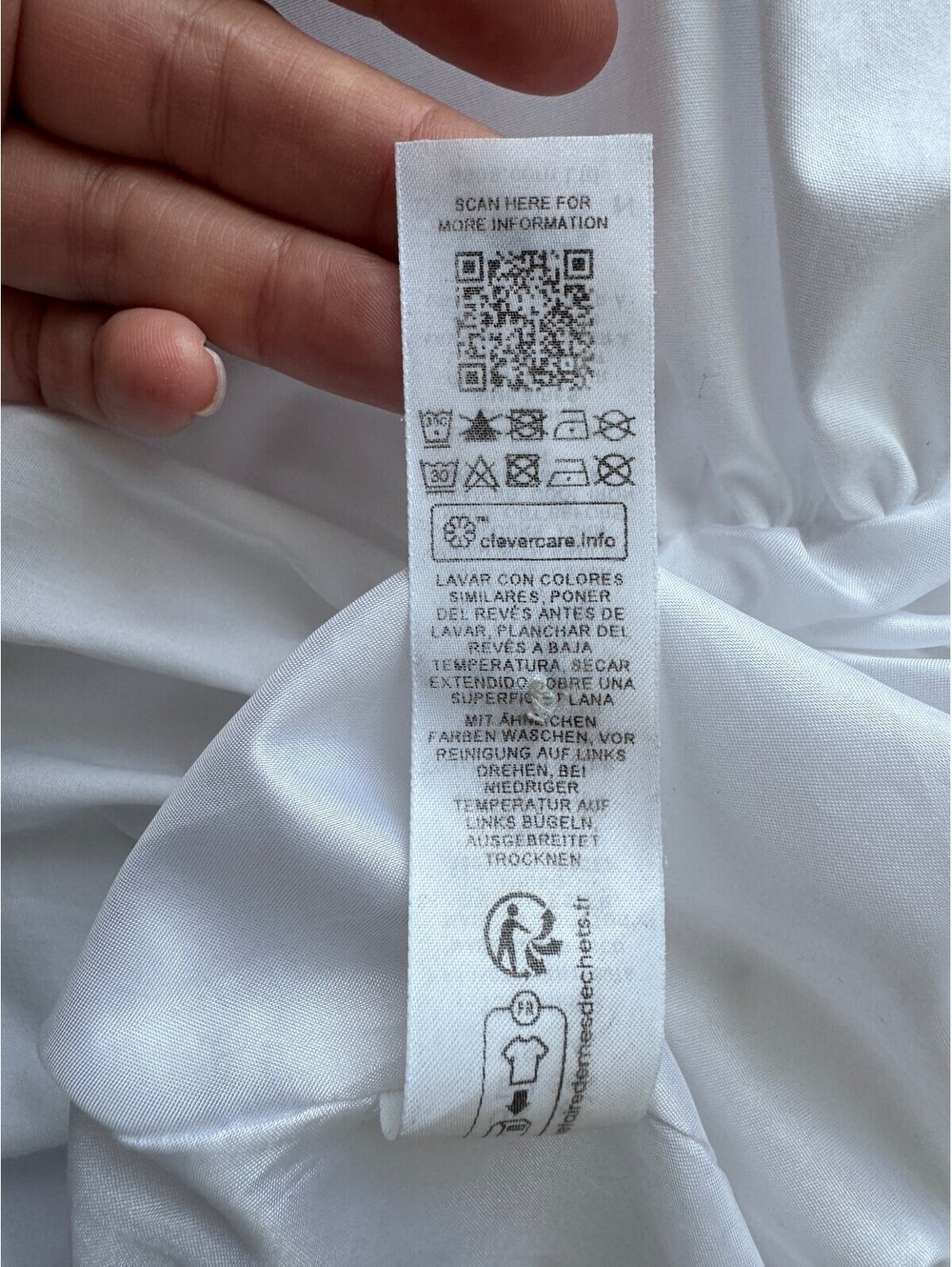 ASOS Design White Bubble Hem Mini Dress Puff Sleeve Babydoll Coquette Womens 8 - Picture 7 of 9